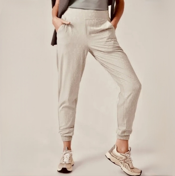 Athleta Brooklyn Textured Joggers 0 - Picture 1 of 6